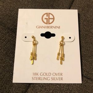 New - Giani Bernini 18K Gold Over Sterling Silver Earrings
